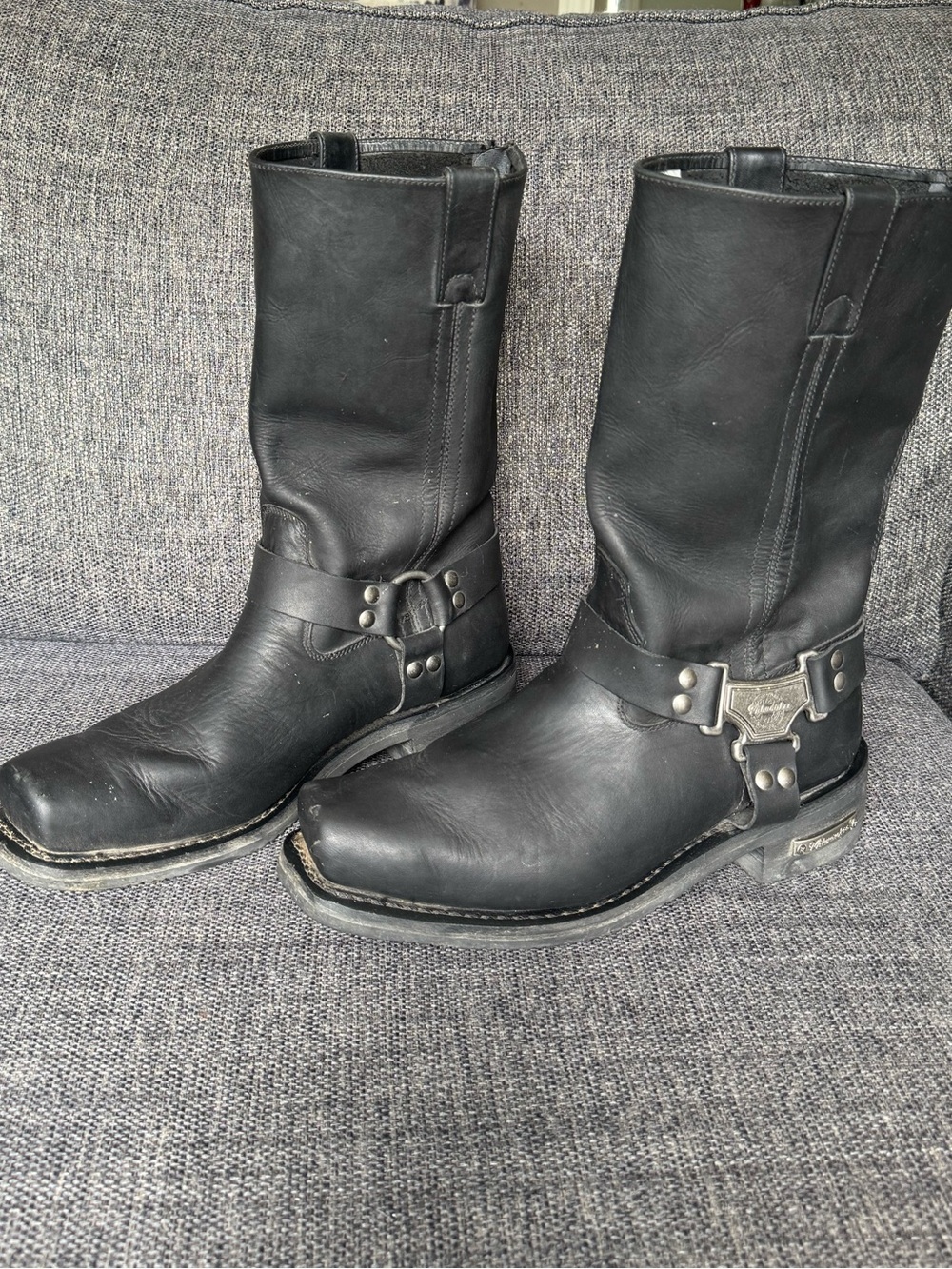 MILWAUKEE MEN'S HARNESS BIKER BOOTS